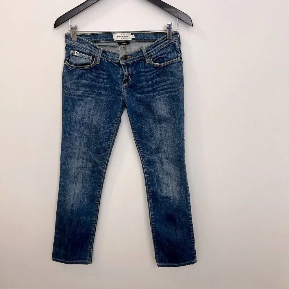 Abercrombie Kids Maddy Jeans Size 14 Stretch
